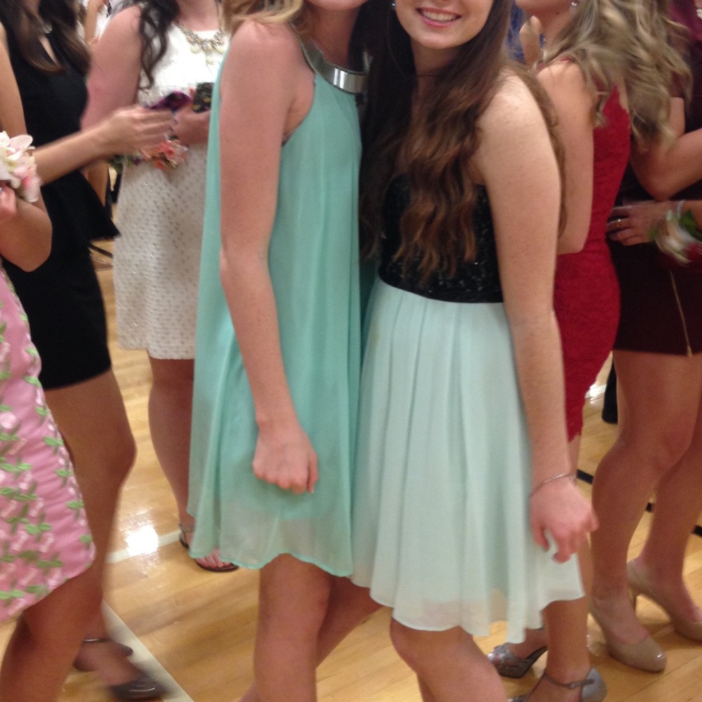 Mint Green Dress